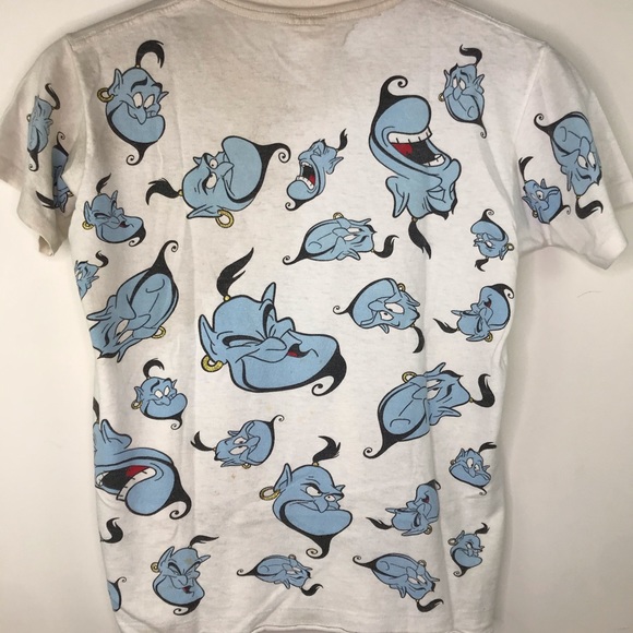 Vintage Disney Aladdin Genie All Over Print Tee - Picture 5 of 10